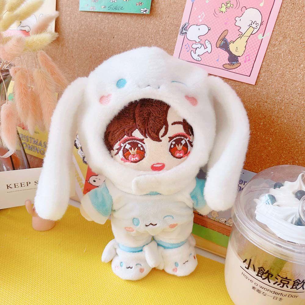 DARNELL Bộ Trang Phục Cho Búp Bê Nhồi Bông Họa Tiết Ngôi Sao / Chú Chó Màu Xanh Dương DIY