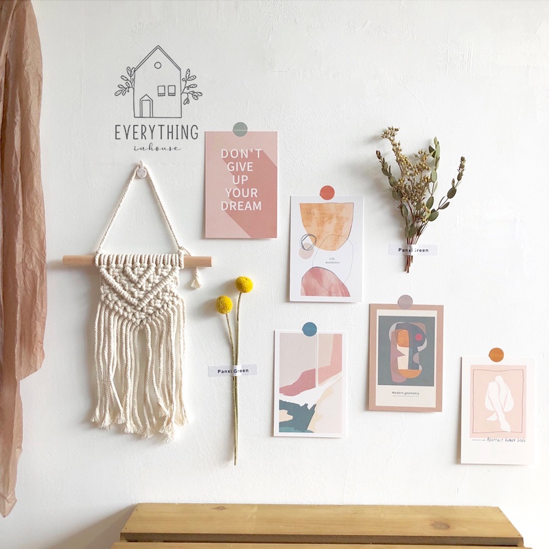 Set tranh trang trí tường nghệ thuật (tặng kèm sticker dán) | BigBuy360 - bigbuy360.vn