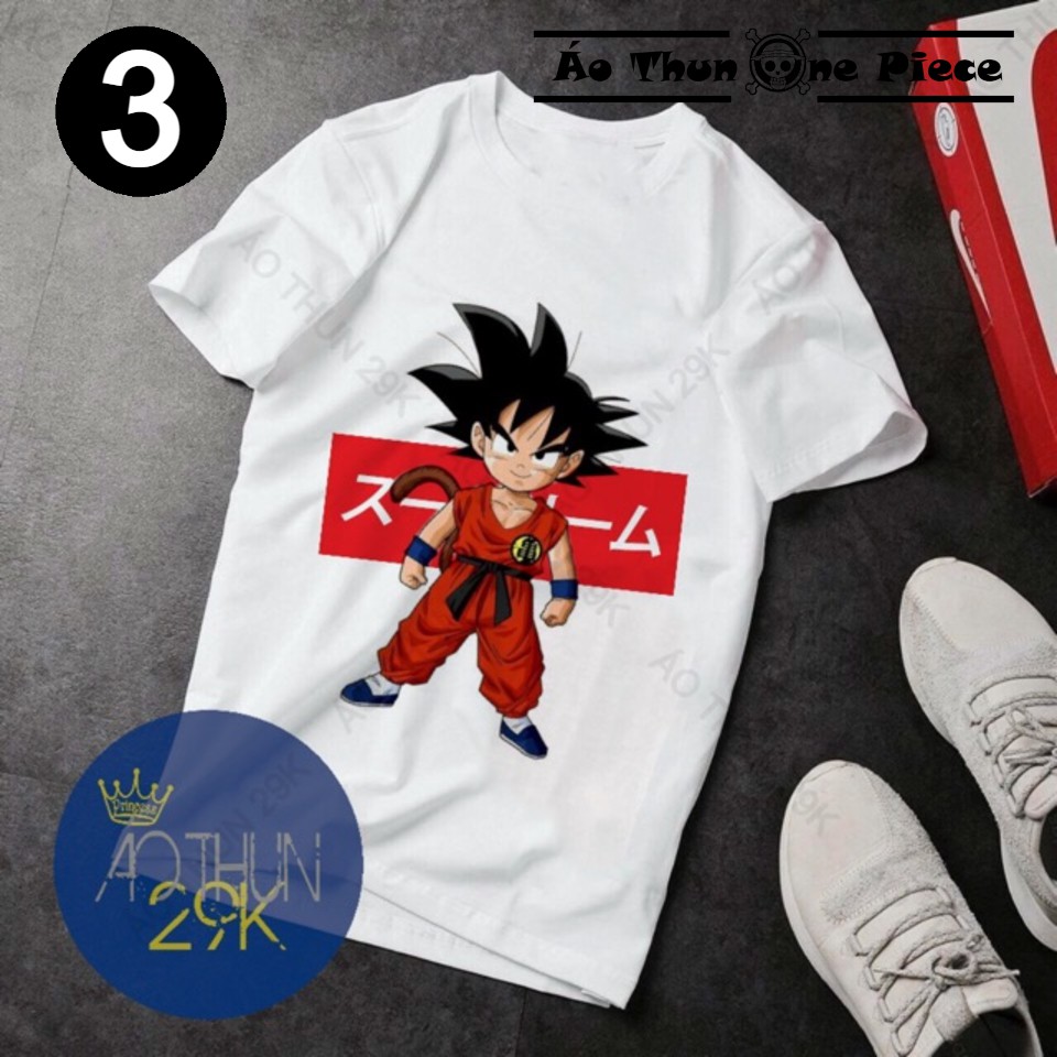 ⚡️FREESHIP⚡️Áo Thun Dragon Ball In Hình Songoku Kid Nhật Bản "Siêu Cute"[Nhiều Mẫu] - Áo Thun Dragon Ball