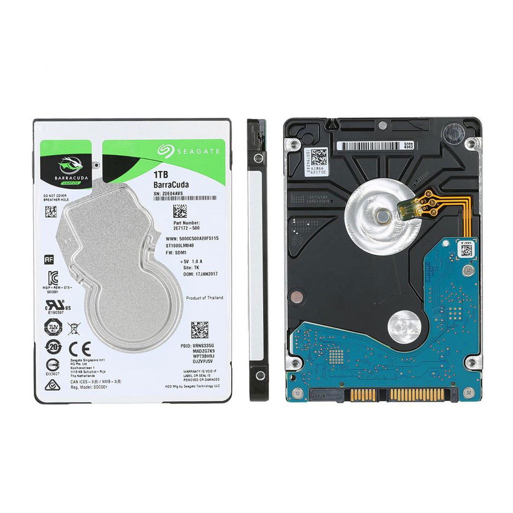 Ổ cứng HDD Seagate Laptop 2.5" Barracuda 1TB  - Hàng Chính Hãng - Bảo hành 24 tháng