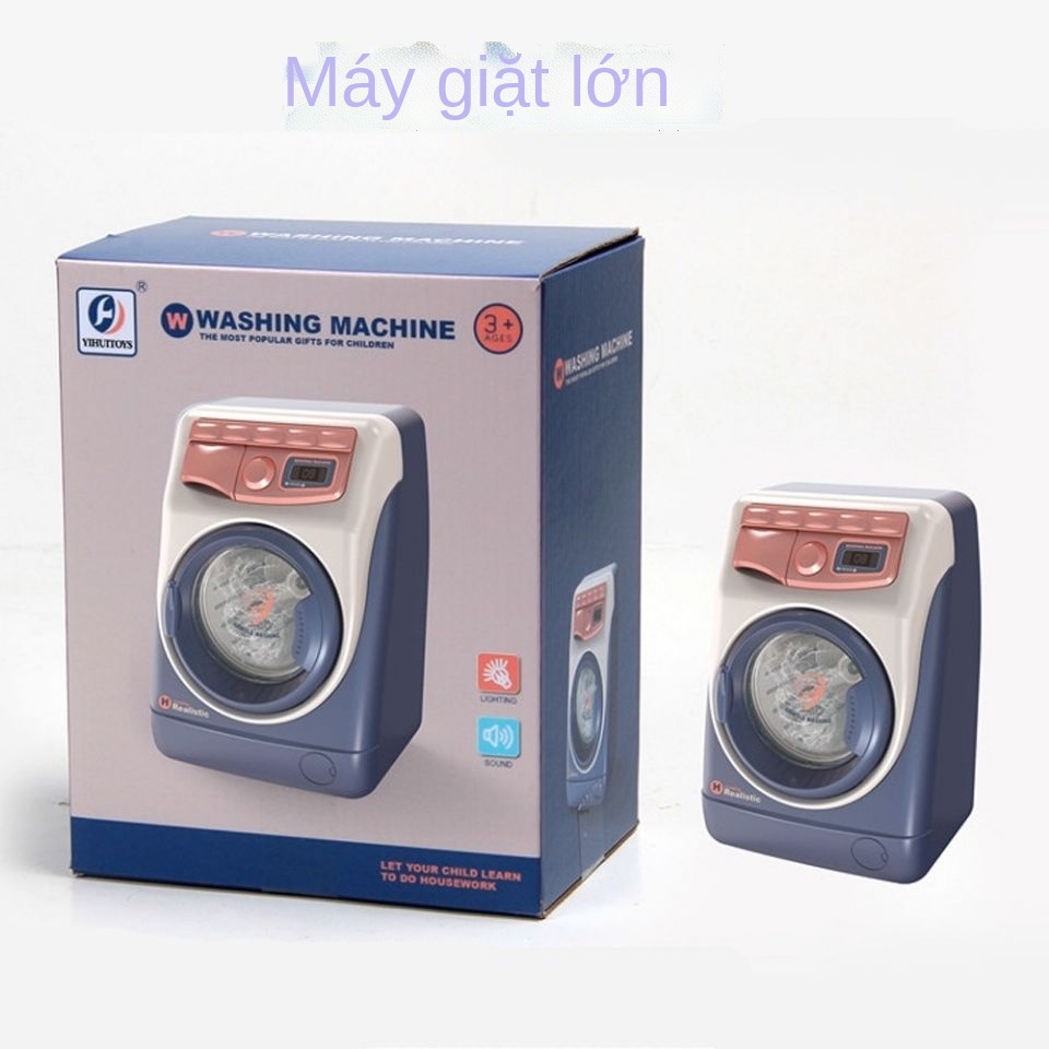 ۞❆Trò chơi trẻ em chiếu sáng nhà bếp đồ chơi điện máy giặt lò nướng thiết lập mô phỏng các thiết bị nhỏ