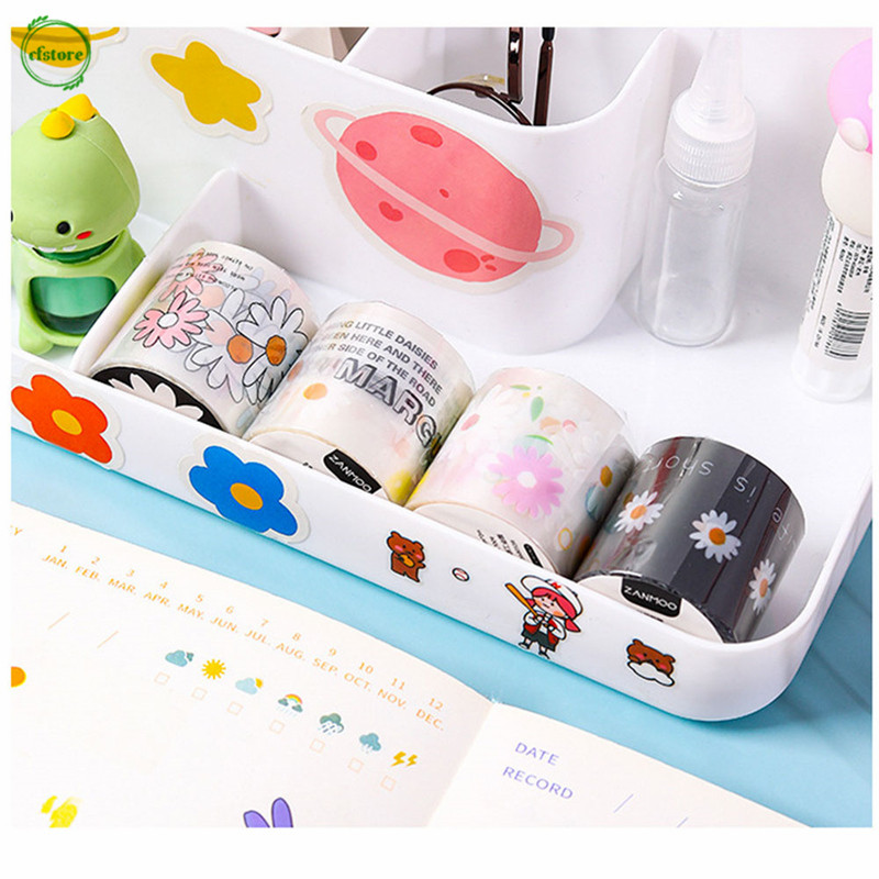 Cuộn Băng Dính Trong Suốt Chống Nước Hình Hoa Cúc