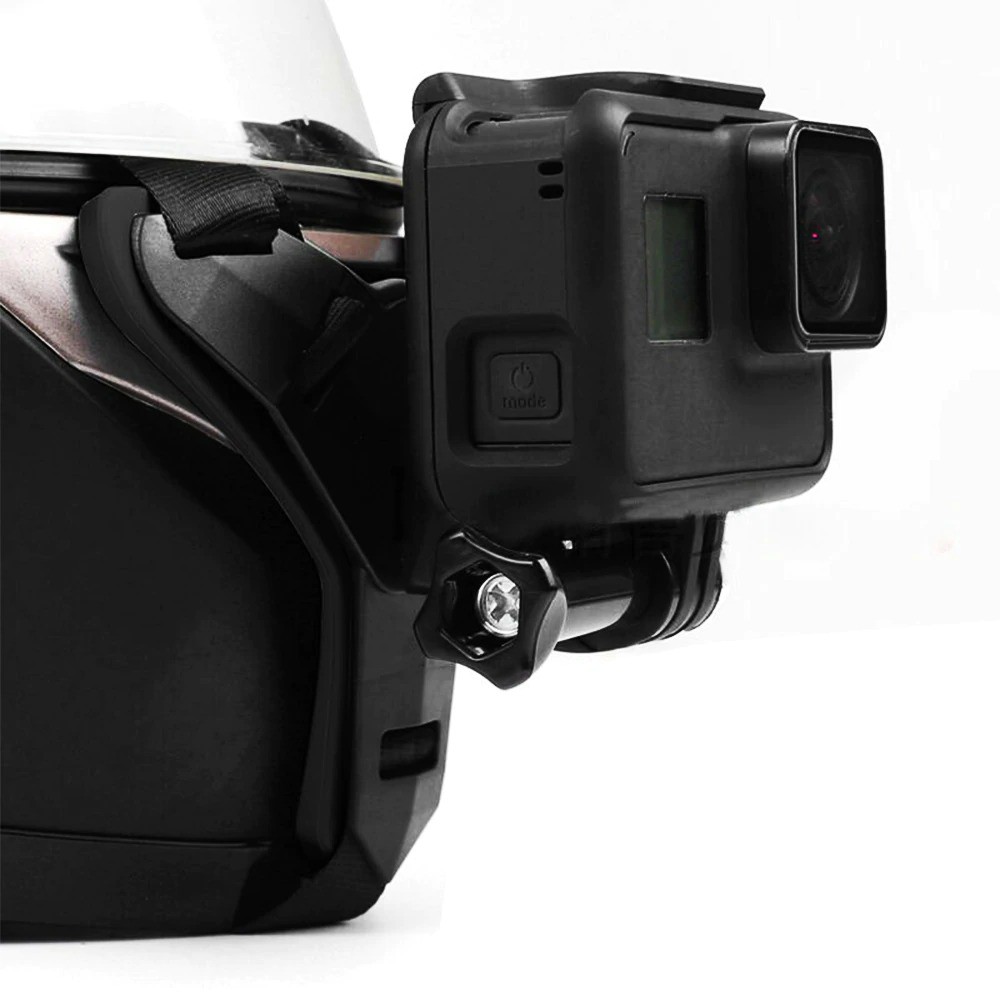 Đai gắn cằm mũ bảo hiểm cho máy điện thoại, GoPro, Sjcam, Eken