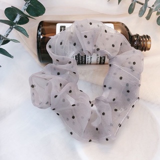 💋CỘT TÓC SCRUNCHIES VOAN CHẤM BI 💋