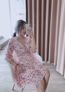 Đầm voan hoa nhí