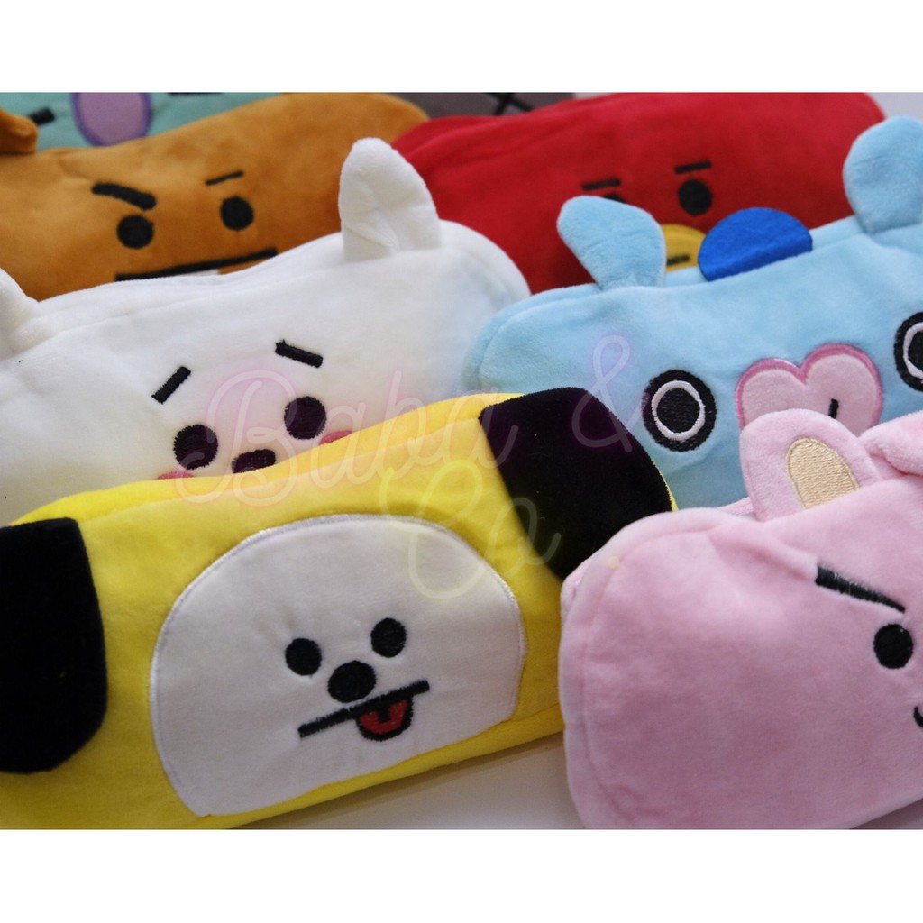 Bóp Viết Vải In Hình Bt21 Dễ Thương