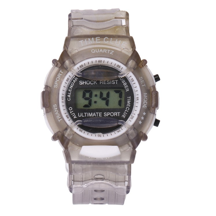 (Giao màu ngẫu nhiên) Đồng hồ điện tử trẻ em dây nhựa dẻo đủ 5 màu | BigBuy360 - bigbuy360.vn
