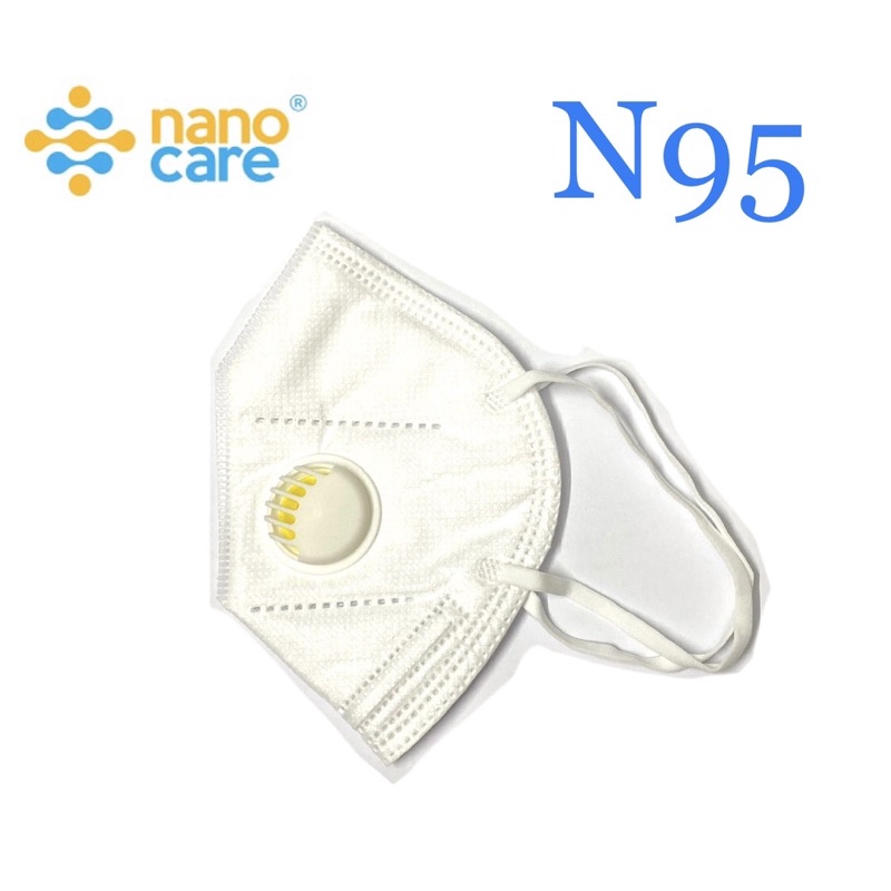 Khẩu trang N95 có van hở - NanoCare ( 20 cái )