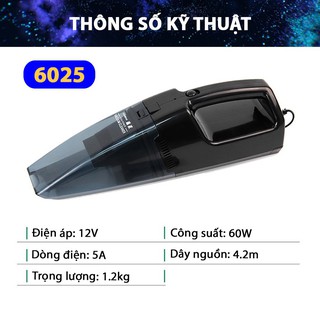 Máy hút bụi dùng cho ô tô coido 6025 - ảnh sản phẩm 4