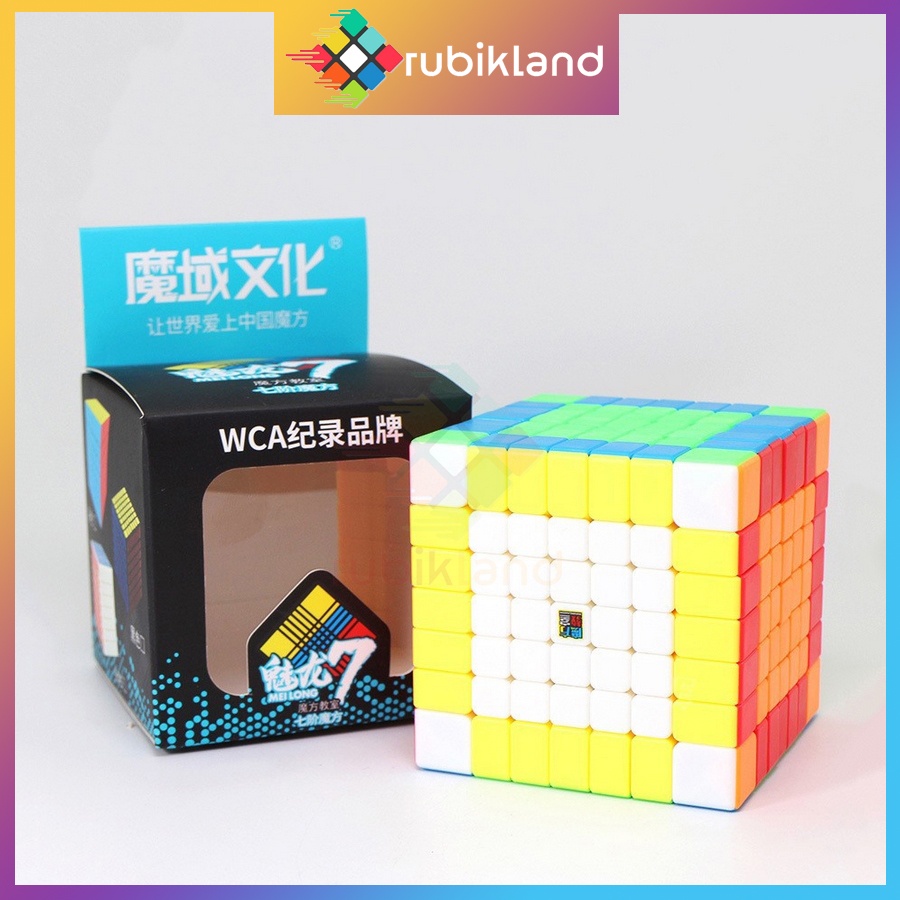 Rubik 7x7 Stickerless MoYu MeiLong MFJS Rubic 7 Tầng Đồ Chơi Trí Tuệ Trẻ Em