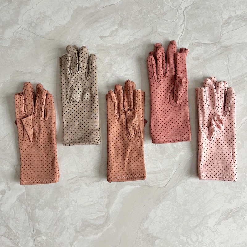 Găng tay đi nắng vải dày 2 lớp cho Nữ, bao tay Nữ