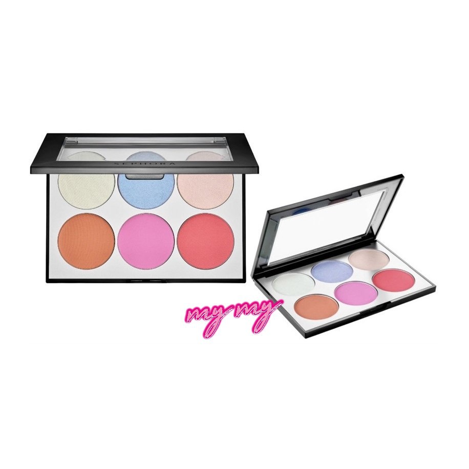 Sephora - Bảng phấn mắt và má hồng Sephora Holographic Face &amp; Cheek Palette