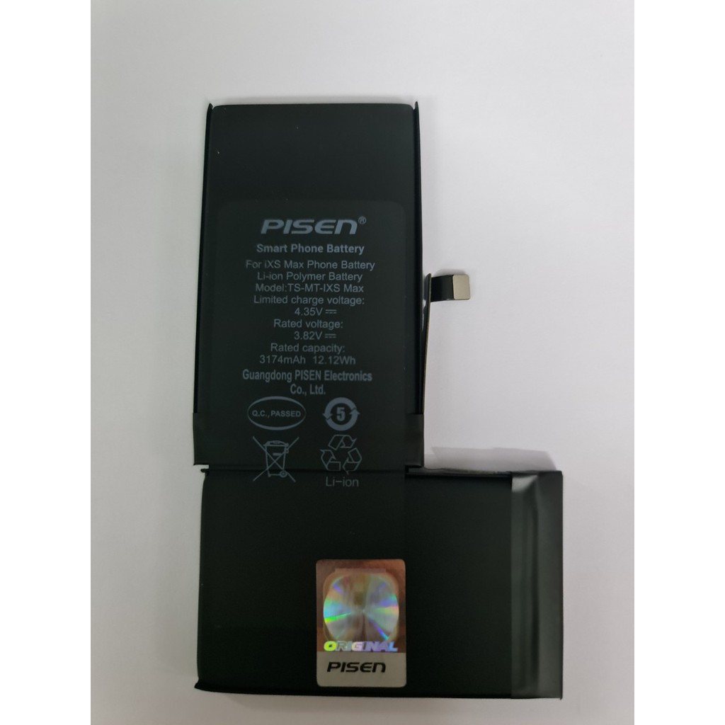 Pin Pisen IPhone XS Max - Hàng Chính Hãng