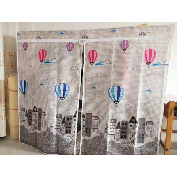 Tủ Vải Khung Gỗ 3 Buồng | Tủ đựng quần áo vải| FREESHIP