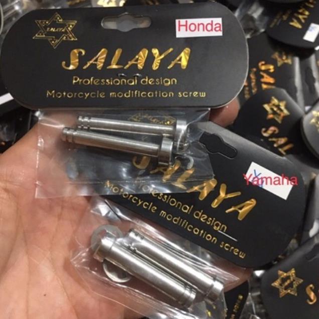 Cốt xỏ gác chân lắp cho xe máy Hon Ya chuẩn hàng inox 304 dùng cho gác chân sau QU17
