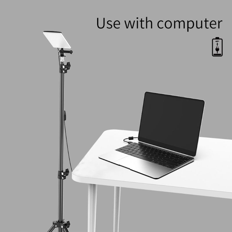 Đèn LED Chụp Ảnh Selfie Có Chân Tripod Điều Chỉnh Chiều Cao