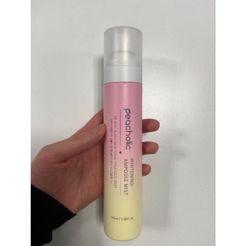 Xịt khoáng căng bóng, trắng da Peacholic Whitening Ampouple Mist