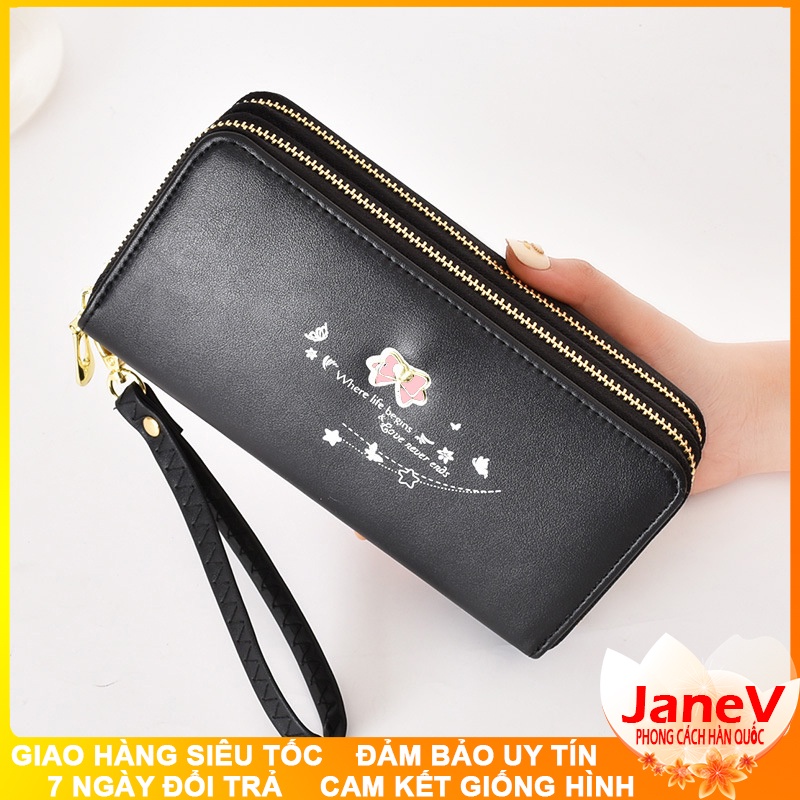 Ví Nữ Dài Cầm Tay Cao Cấp Sang Trọng Phong Cách Hàn Quốc TVNN400