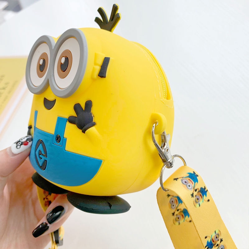 Ví Đựng Tiền Xu Hình Minion Dễ Thương Cho Bé