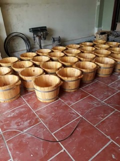 Chậu ngâm chân gỗ