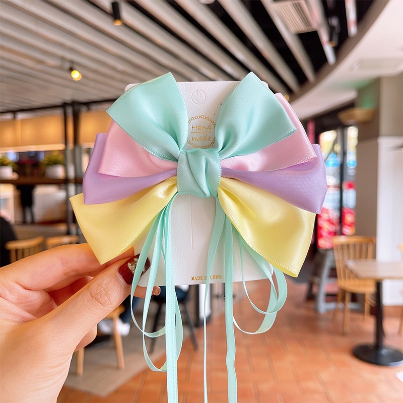 Phụ Kiện Kẹp Nơ Thời Trang Nhật Hàn Xinh Xắn Cho Bé Gái 2022