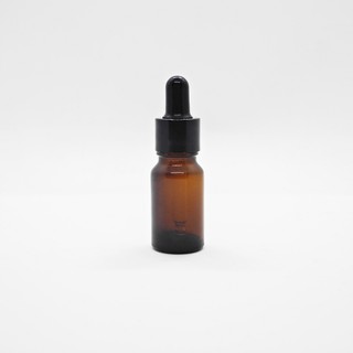 Vỏ chai lọ đựng tinh dầu 10ml Serum màu nâu - Nắp bóp đen trơn {Sỉ từ 3000đ}