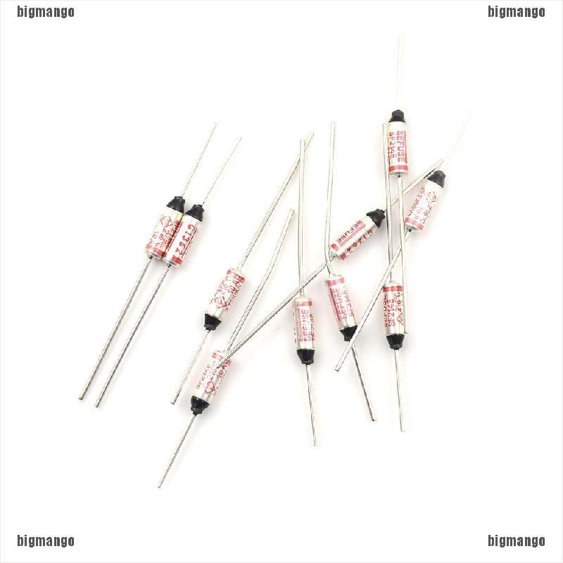 Set 10 Cầu Chì Nhiệt SF214E 216 C 216 Độ 10A 250V Chuyên Dụng