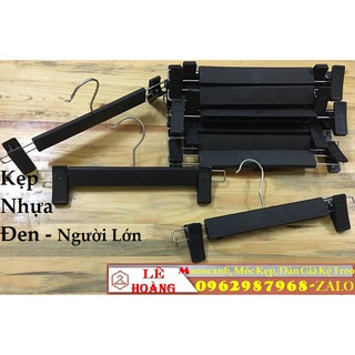 Kẹp nhựa đen 100 kẹp quần giá sỉ tại lê hoàng