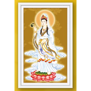 TRANH ĐÍNH ĐÁ ABC 3D QUAN THẾ ÂM BỒ TÁT LG1463 (KHÁCH TỰ ĐÍNH ) KT:50X80CM
