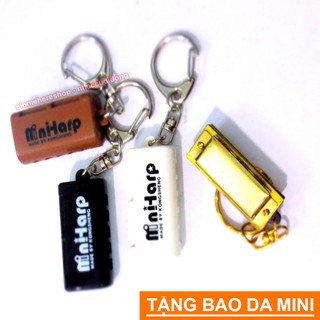 Kèn harmonica mini KongSheng 5 lỗ Nâu