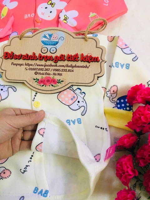 Áó nỉ lông cúc giữa cho bé