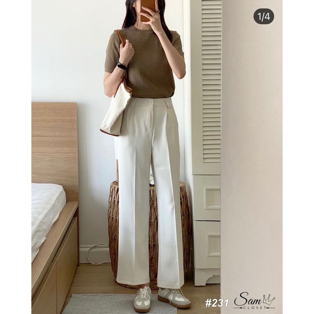 Quần vải ống suông m231 | BigBuy360 - bigbuy360.vn