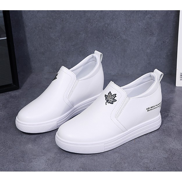 Giày Slip On Nữ Độn Đế 6cm Mã H93 Ảnh Thật