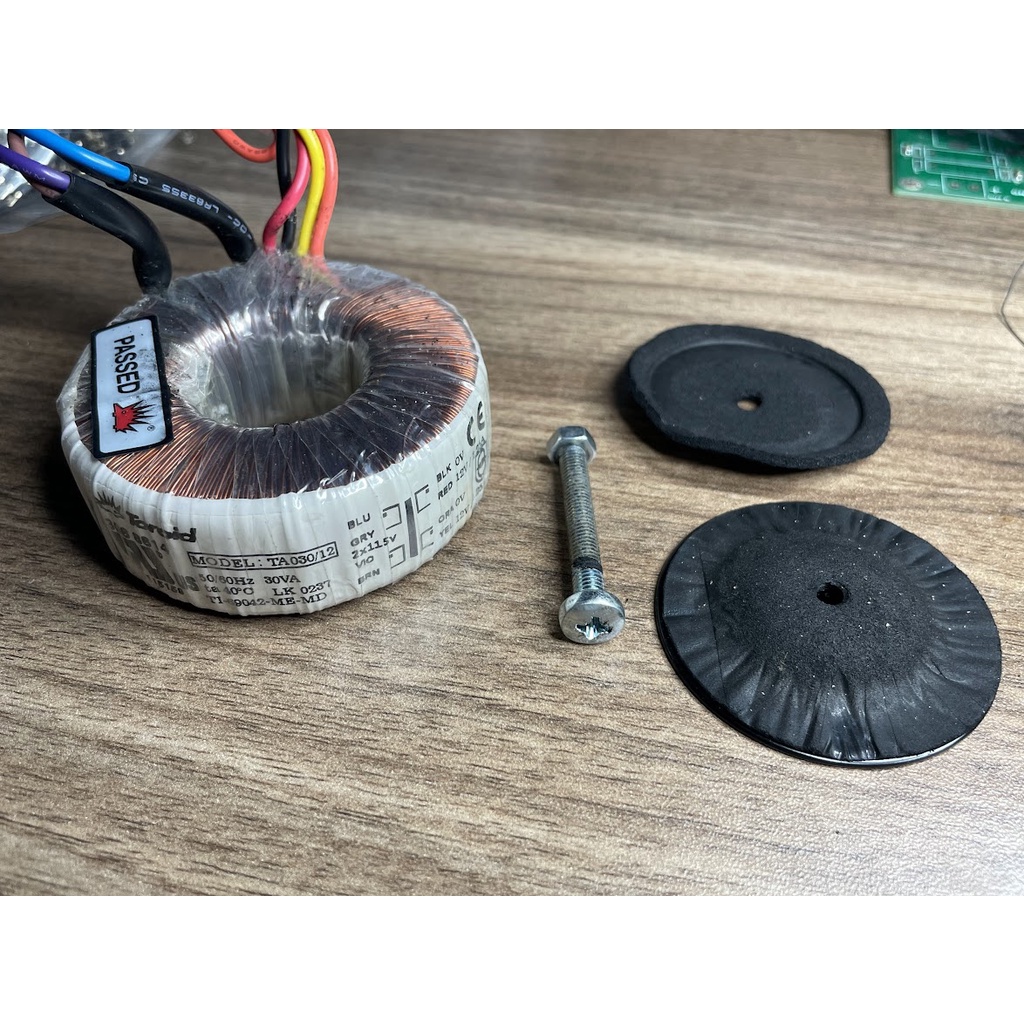 Biến áp xuyến Toroid 30VA 12VAC đôi