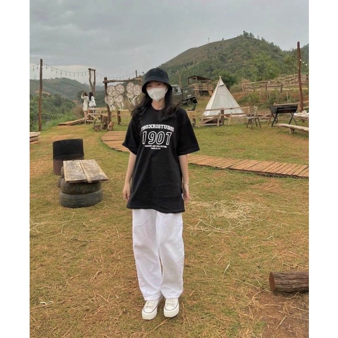 Sét áo 1901 +quần kaki trắng TT11