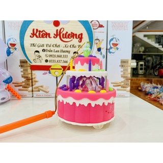 Bánh sinh nhật phiên bản mini, tặng kèm pin