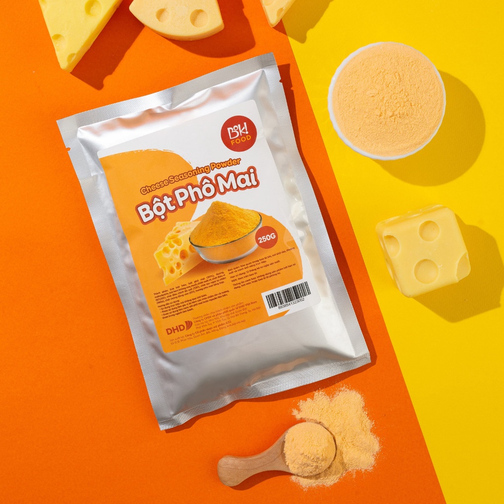 Bột phô mai BK Food bịch 150g và 250g