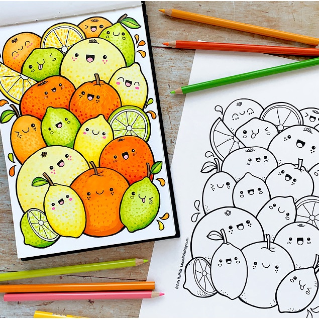 Bộ tranh hoạt họa cute giấy dầy đẹp