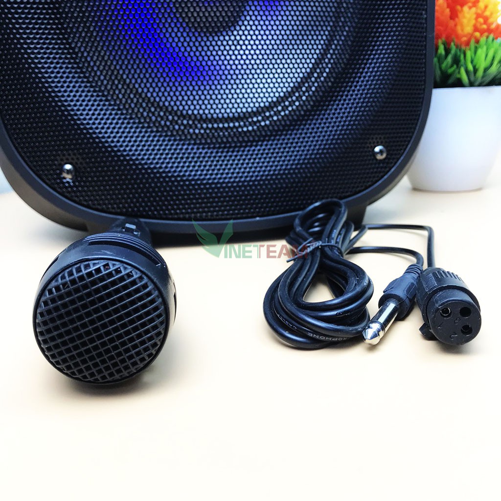 Loa Kéo karaoke Famsoon A8 10 Tặng 1 Mic Cầm Tay có Dây cao cấp dc3490