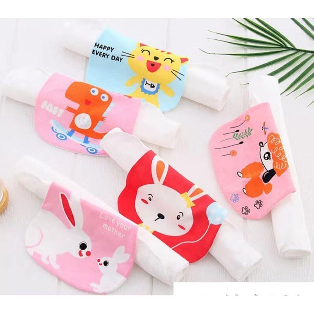 Lót thấm mồ hôi lưng cho bé 6 lớp 100% cotton mềm mát cho bé 0-5 tuổi