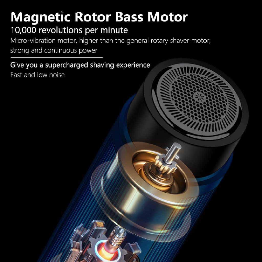 [Hàng mới về] Máy cạo râu mini sạc USB cao cấp