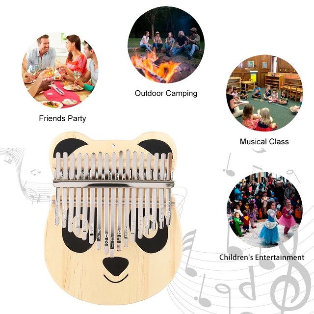 Đàn kalimba 17 phím Kungfu Panda M17-Tặng đủ phụ kiện như hình trợ giá Shopee cho bạn mua hàng lần đầu