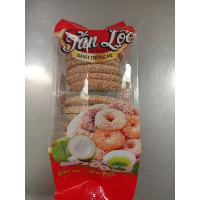 Bánh trứng mè vòng to 12 cái.