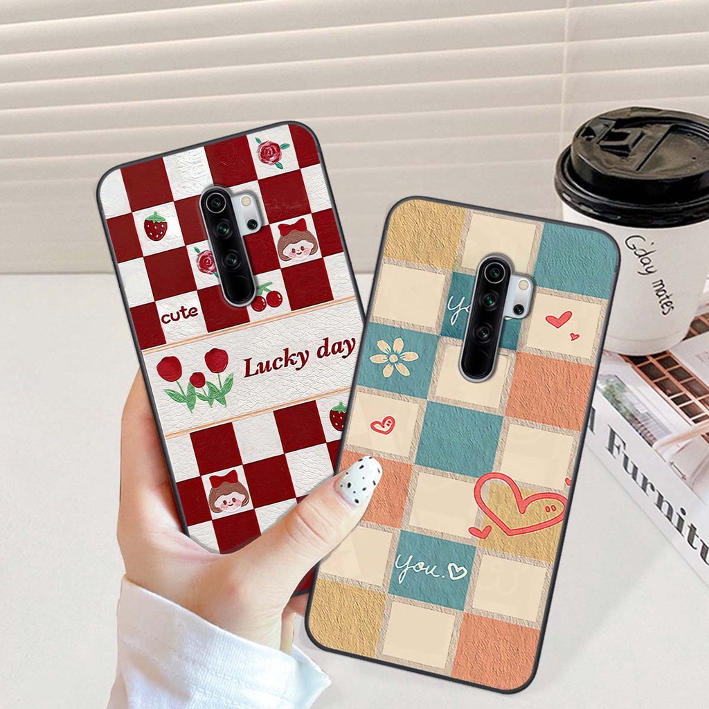 Ốp Xiaomi Redmi Note 8 / Note 8 Pro caro trái tim cá tính, thời trang siêu đẹp, siêu phong cách