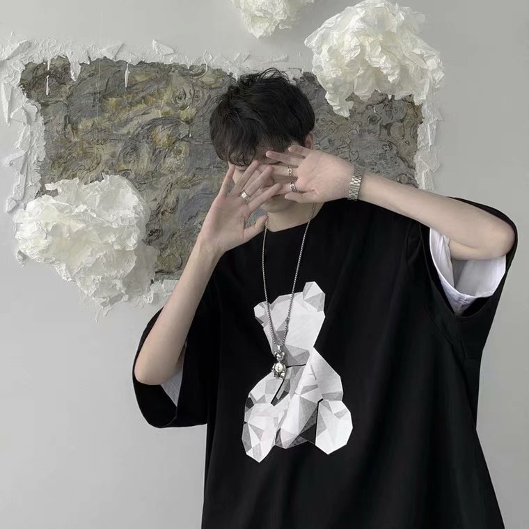 Áo Thun Nam Tay Ngắn Phong Cách Hàn Quốc Size M-5XL