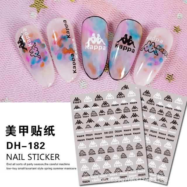 Hình dán sticker nail trang trí móng