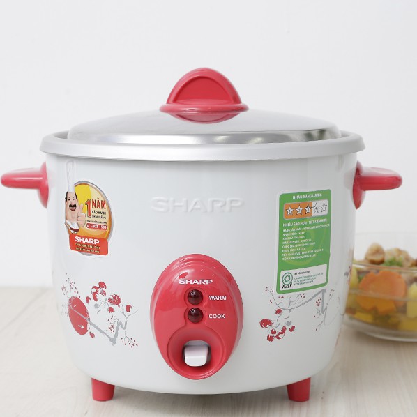 [Mã ELHADEV giảm 4% đơn 300K] Nồi Cơm Điện Nắp Rời Sharp KSH-D15V (1.5L) - Màu Ngẫu Nhiên