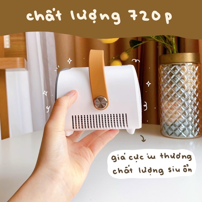 Máy chiếu phim Moonie YG230 có kết nối không dây với điện thoại qua wifi