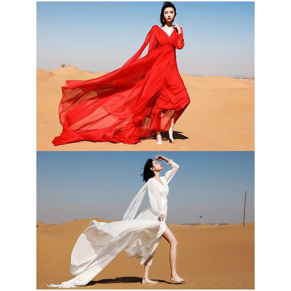 Đầm Vintage, Váy Maxi Đi Biển V56, Chất Voan Mềm Mát, Màu Trắng, Đỏ, Siêu Phẩm Của Tín Đồ Sống Ảo, Mẫu Mới Hè 2021 | BigBuy360 - bigbuy360.vn