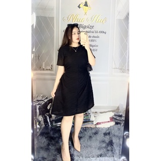 Váy rút xoắn eo bigsize Như Huệ Bigsize